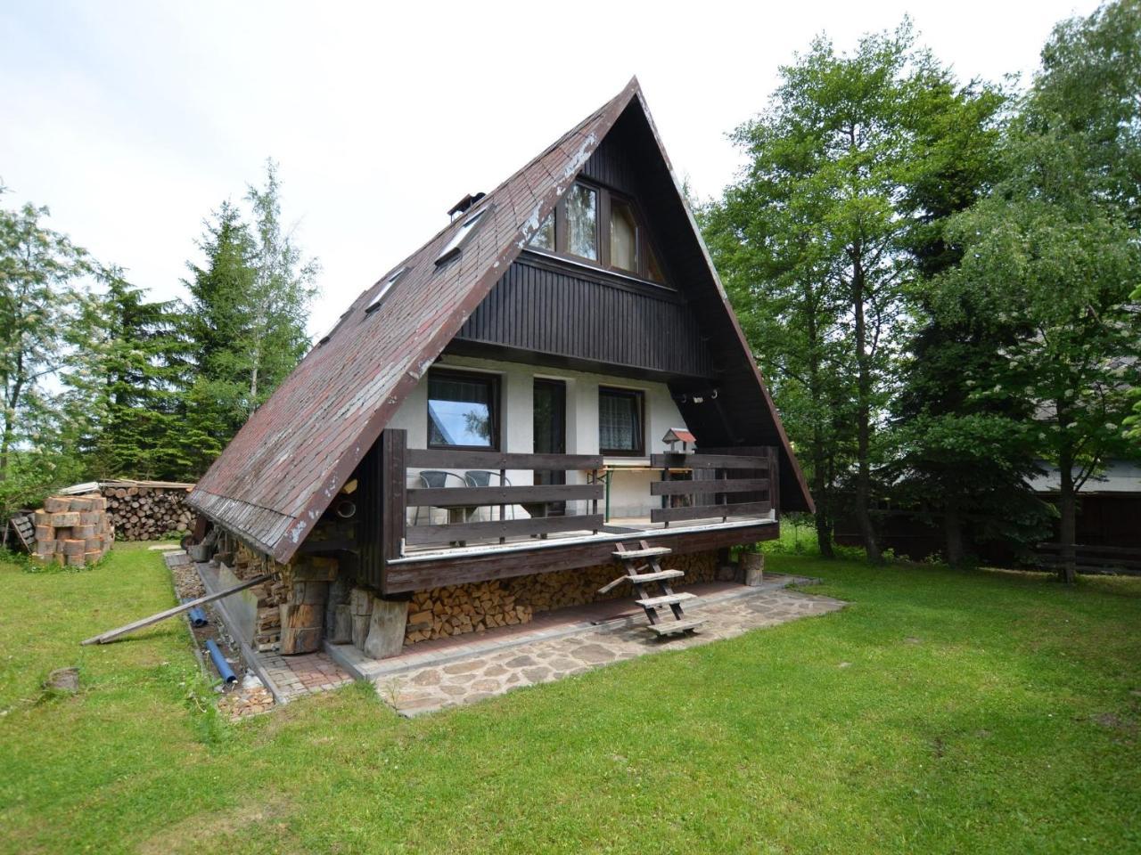 Nice Holiday Home In The Ore Mountains Only 500M From The Chairlift Loucna pod Klinovcem Exterior photo